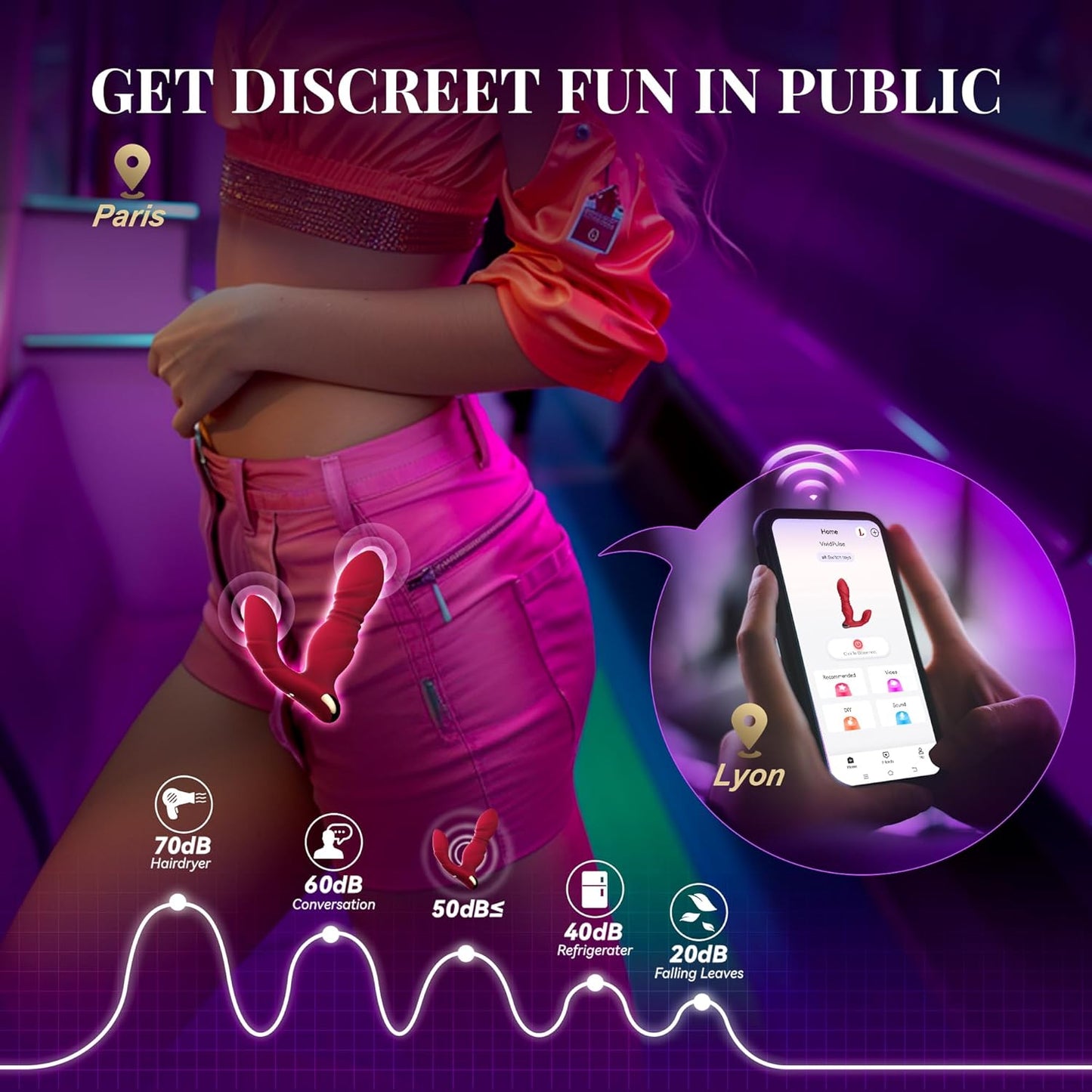 CelestePulse Thrusting Wearable Vibrator