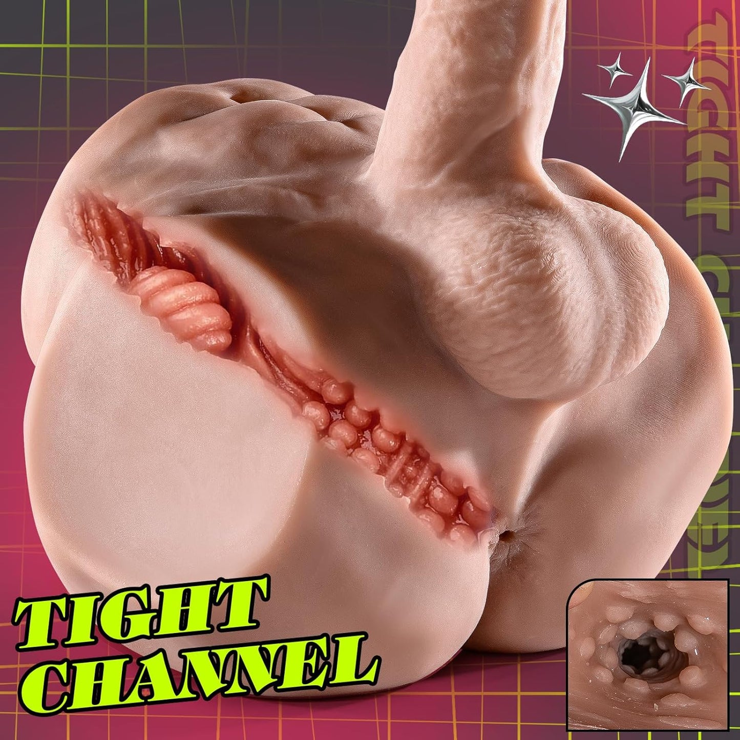 LustTitan Male Thick Dildo Sex Doll - SinfulX