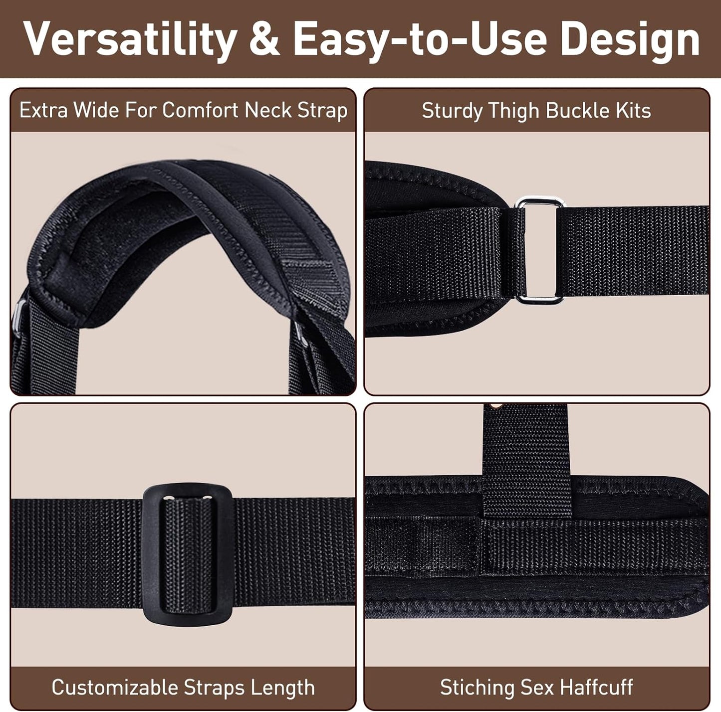 VelourCharm Kinky BDSM Bondage Restraints - SinfulX