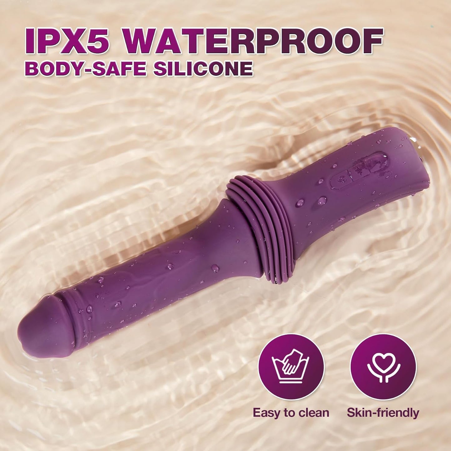 FlexExtend Heated Thrusting Dildo with Suction Base - SinfulX -