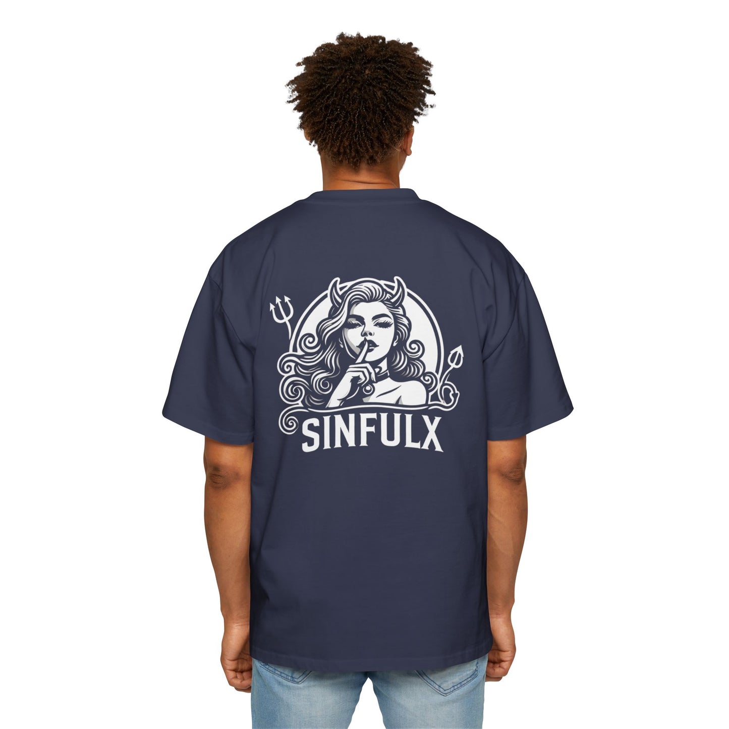 EA Men's Oversized SX Logo Graphic Tee