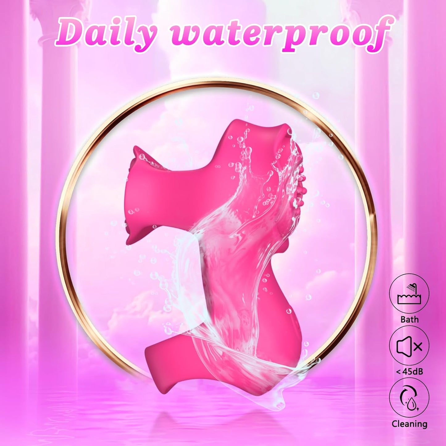 Finger Vibrator Adult Sex Toys - Mini Vibrator Rose Toy with 5 Vibrating + 9 App Modes, Clitoral Nipple Stimulator with Two Vibration Zones, Adult Sex Toys Clitoral Vibrator for Women Couples