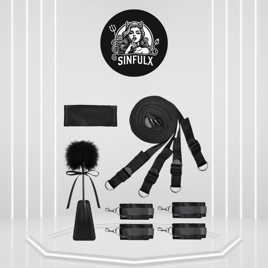 Adjustable BDSM Bed Restraint Kit - SinfulX