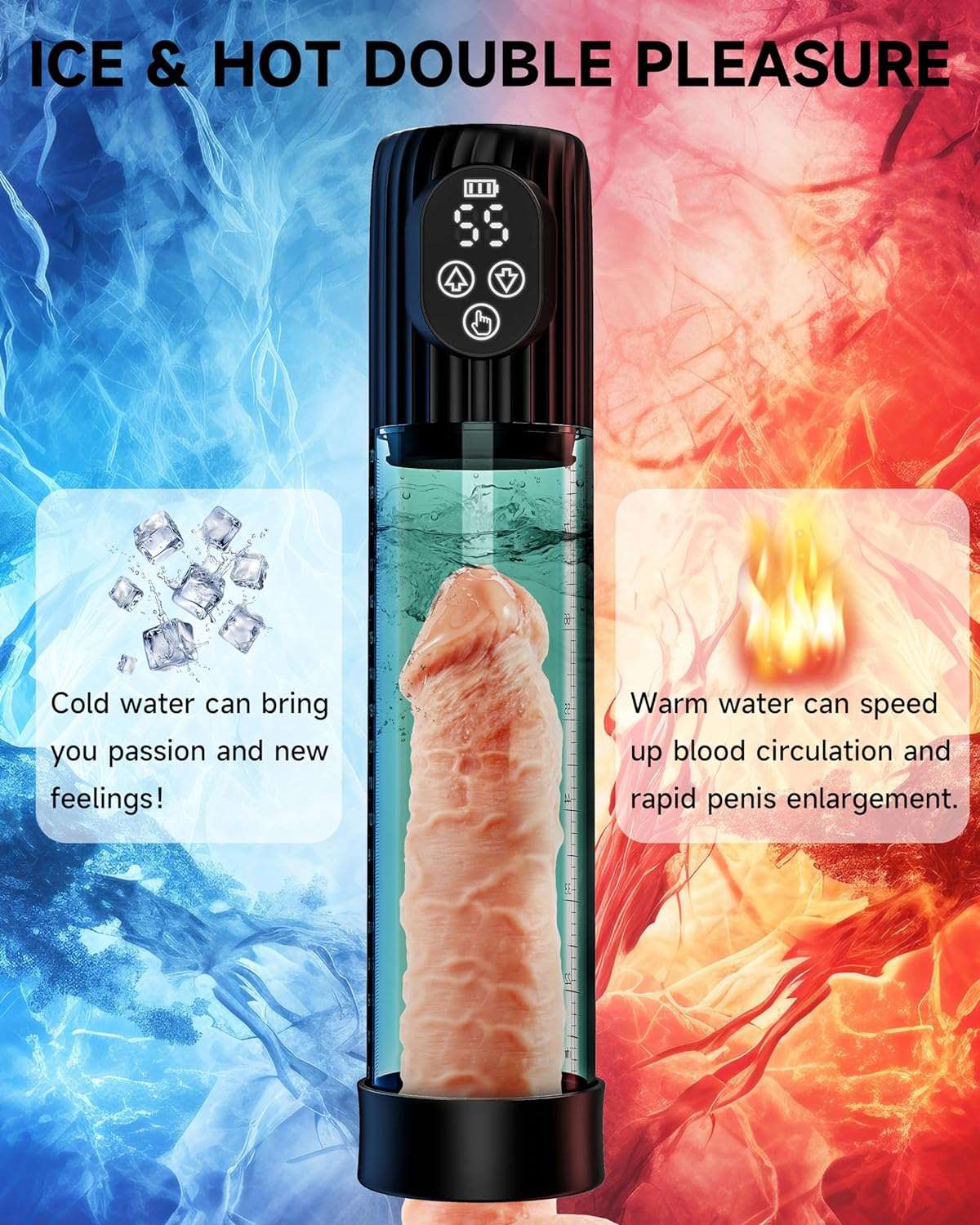 AquaGrip Penis Pump Male Masturbator - SinfulX