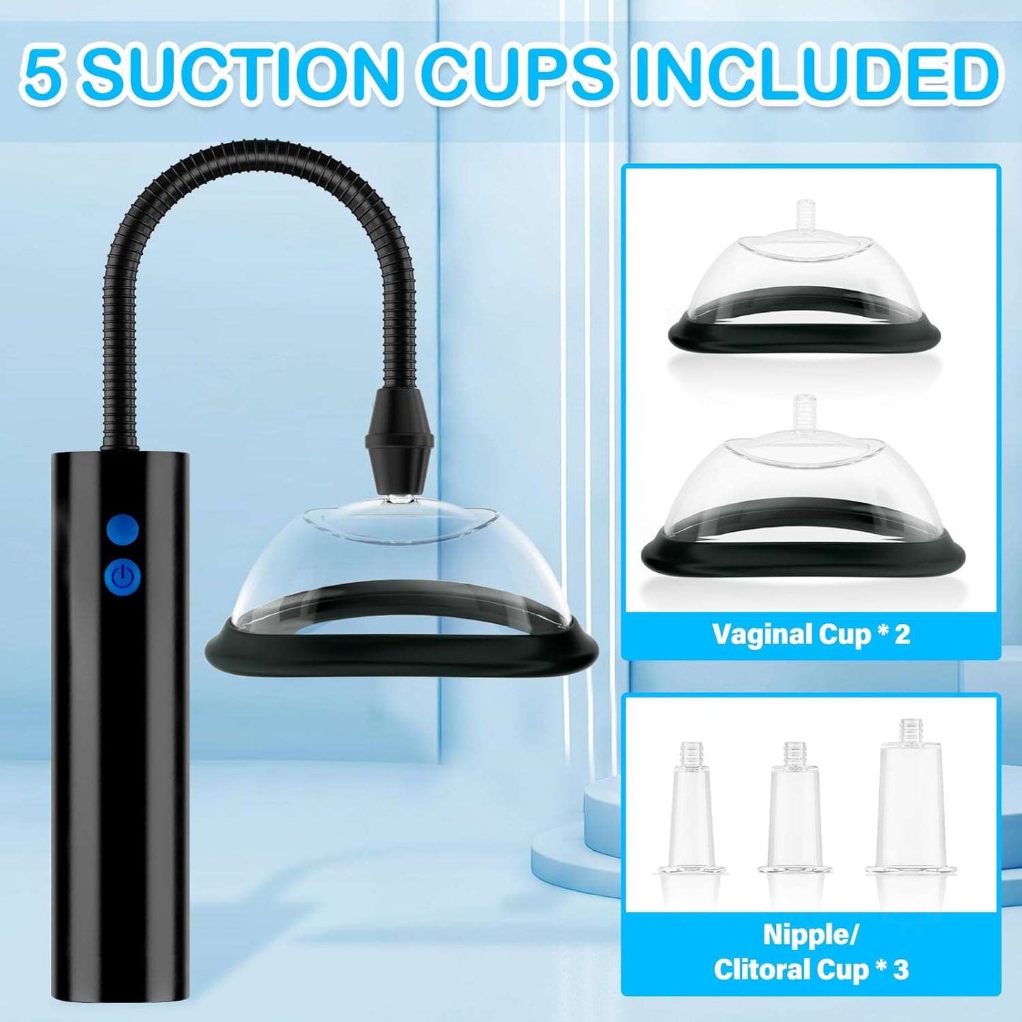 Power Pulse Vagina Vacuum Pump - SinfulX