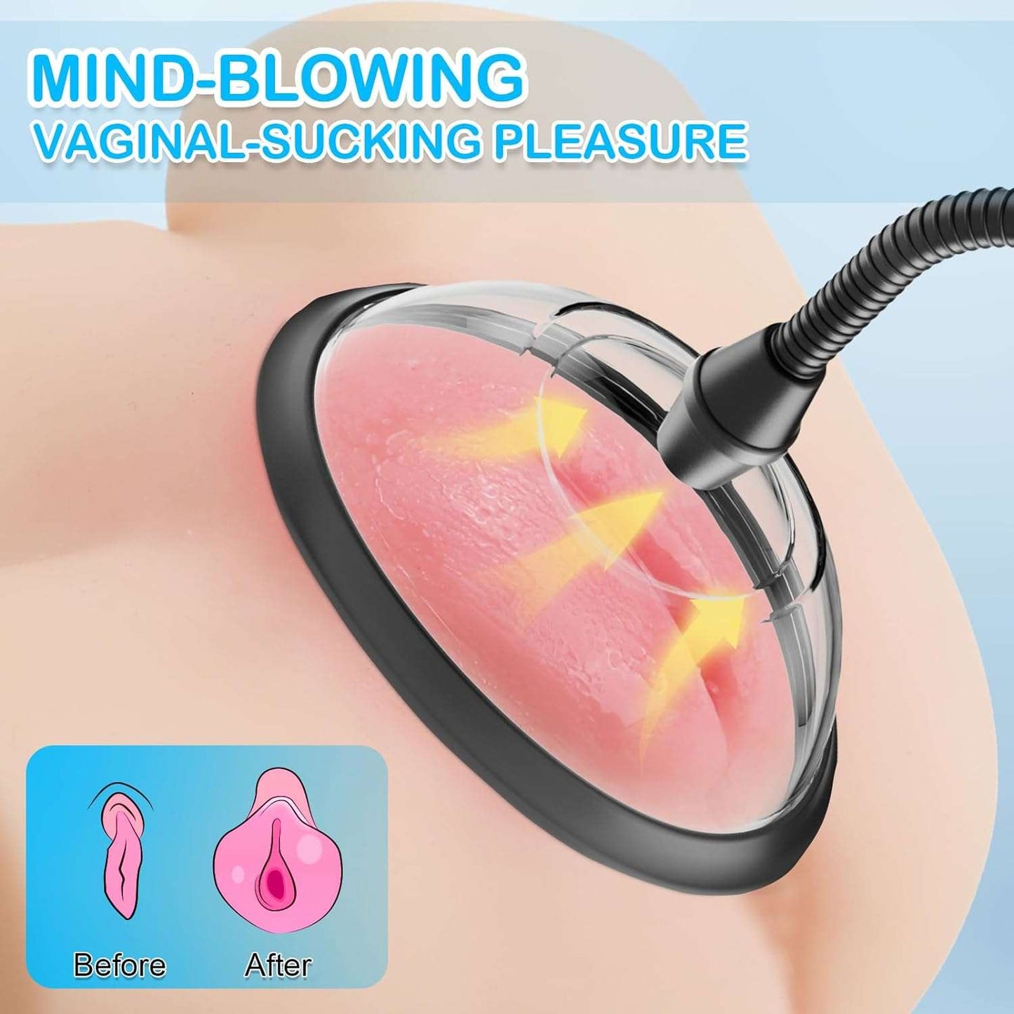 Power Pulse Vagina Vacuum Pump - SinfulX