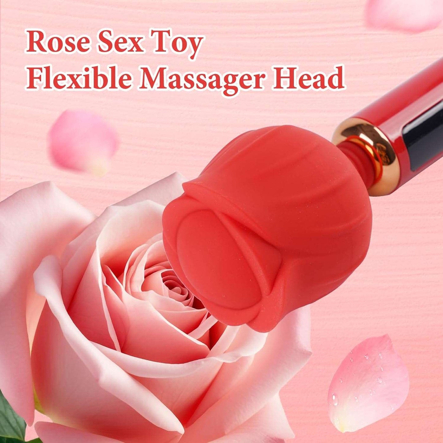 PowerRose Petal Wand Clitoris Vibrator - SinfulX