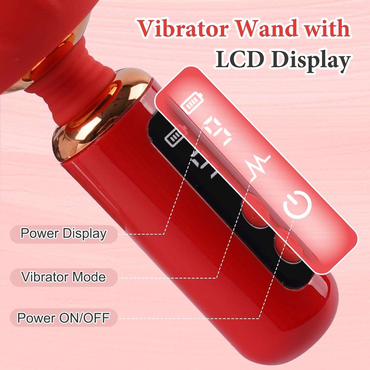 PowerRose Petal Wand Clitoris Vibrator - SinfulX