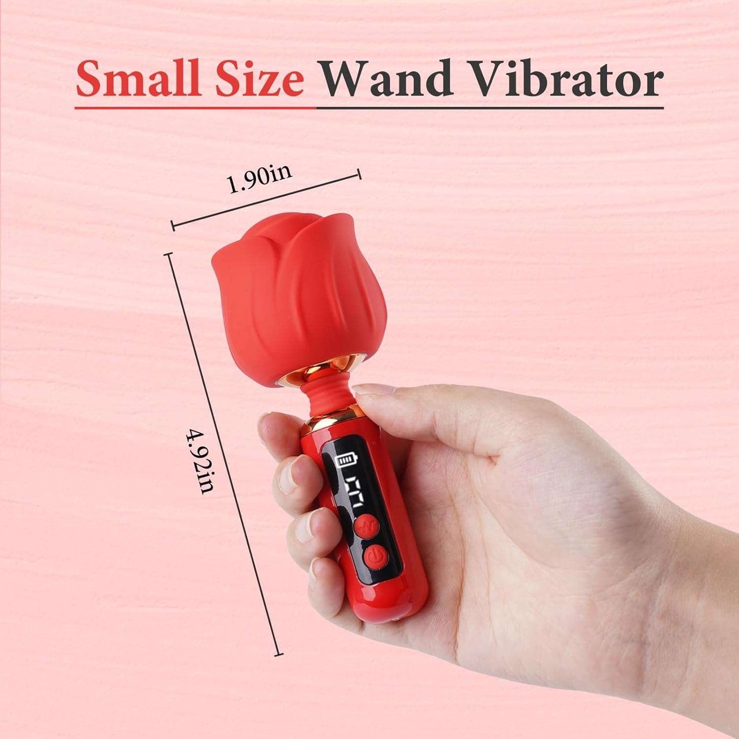 PowerRose Petal Wand Clitoris Vibrator - SinfulX
