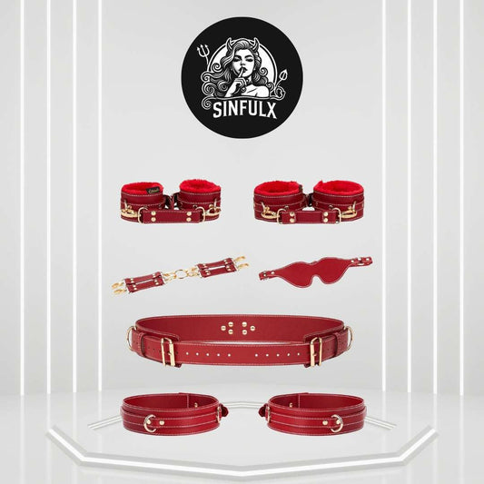 6 - Piece Complete BDSM Restraint Set - SinfulX