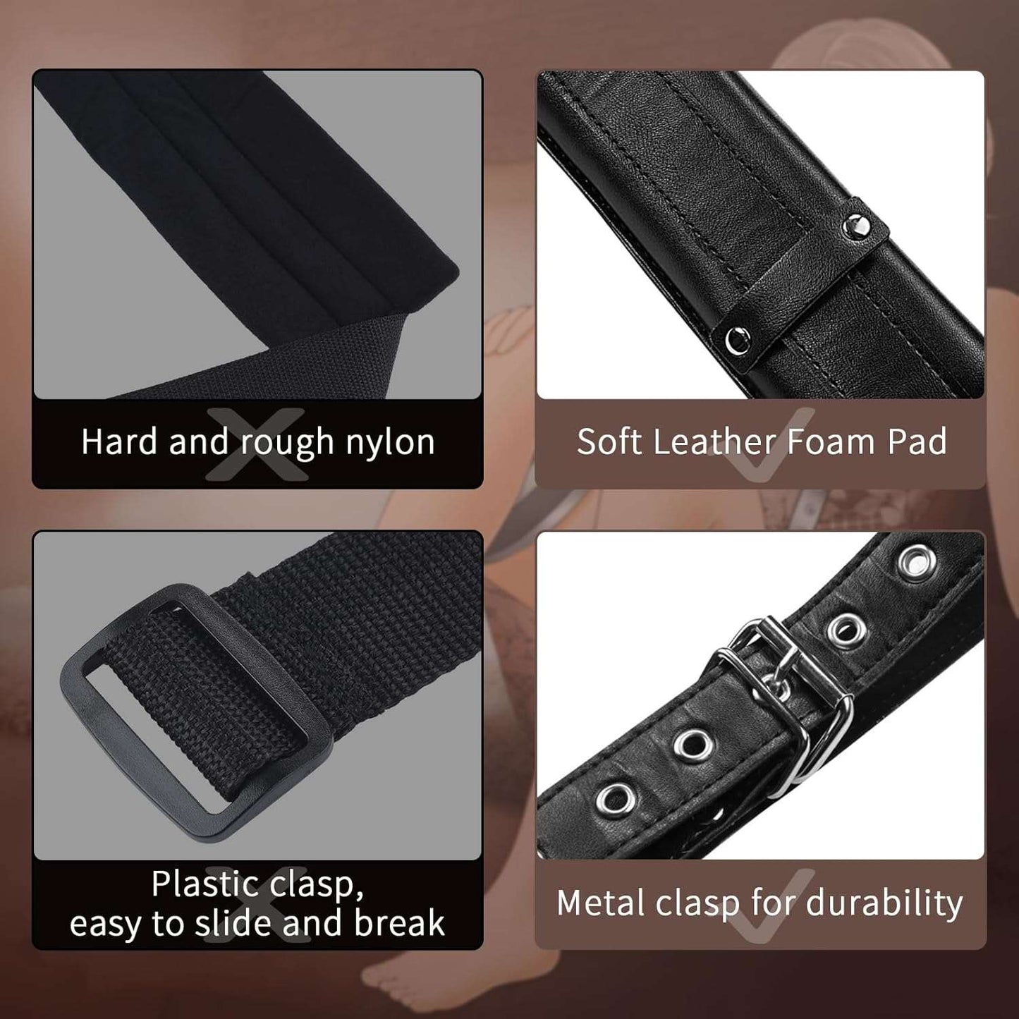 Neck - to - Thigh Bondage Restraints for BDSM - SinfulX