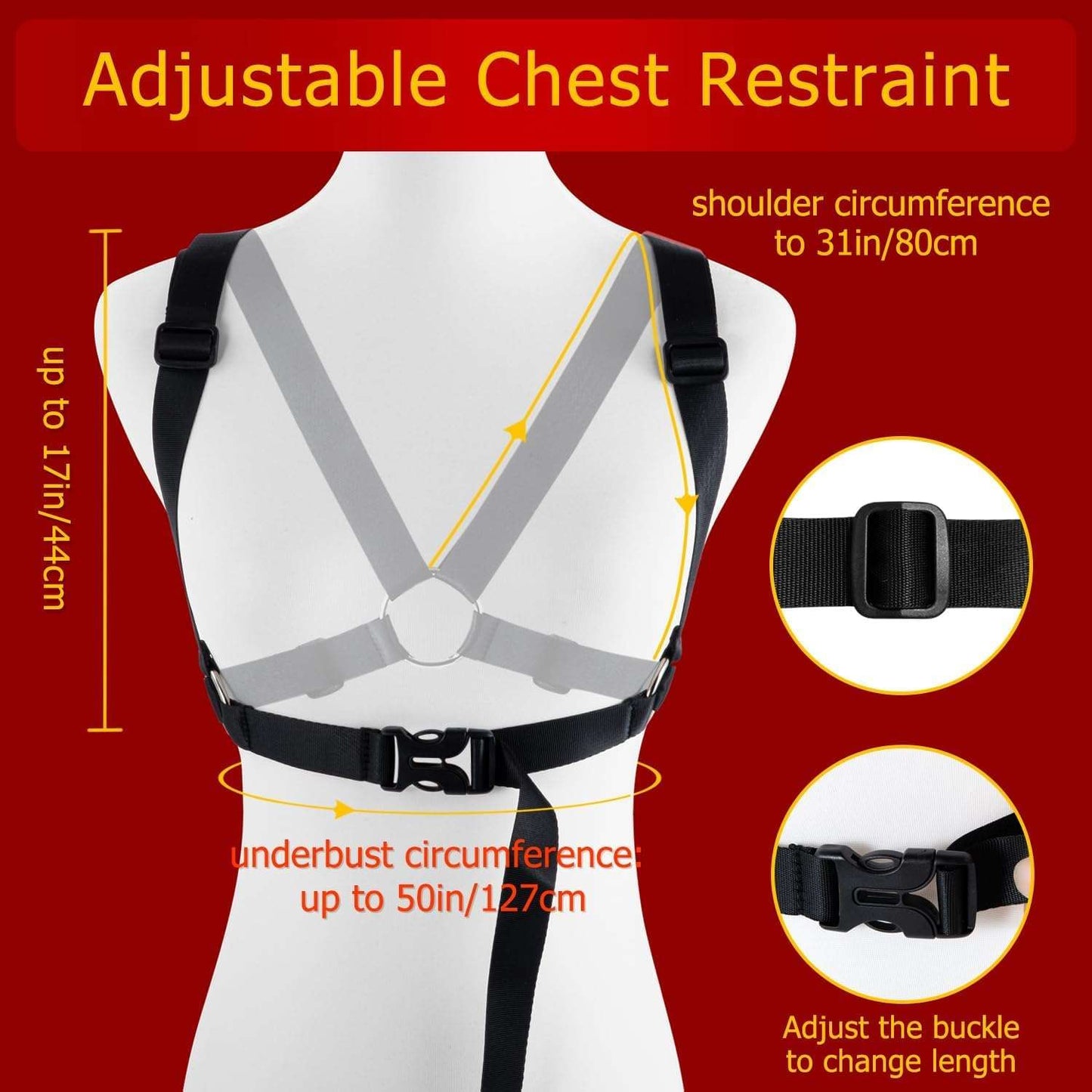 Triple - Point BDSM Restraint Set for Chest, Hands & Ankles - SinfulX