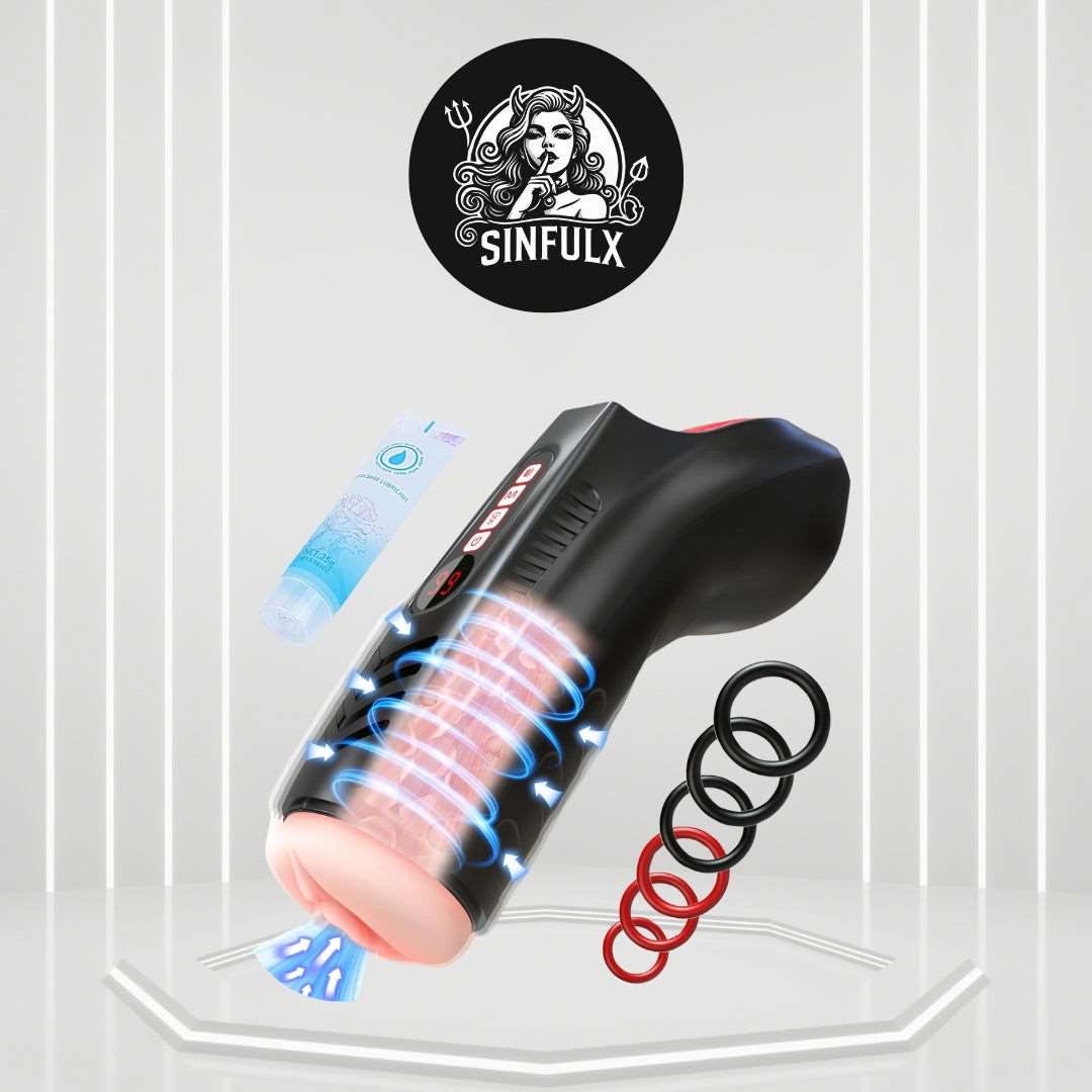 Intensifying Multi - Suction Male Masturbator - SinfulX