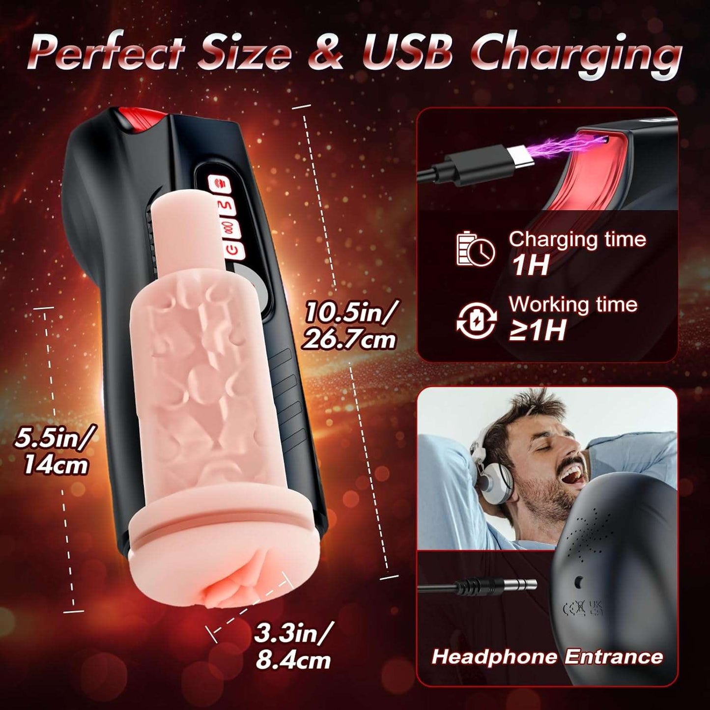Intensifying Multi - Suction Male Masturbator - SinfulX