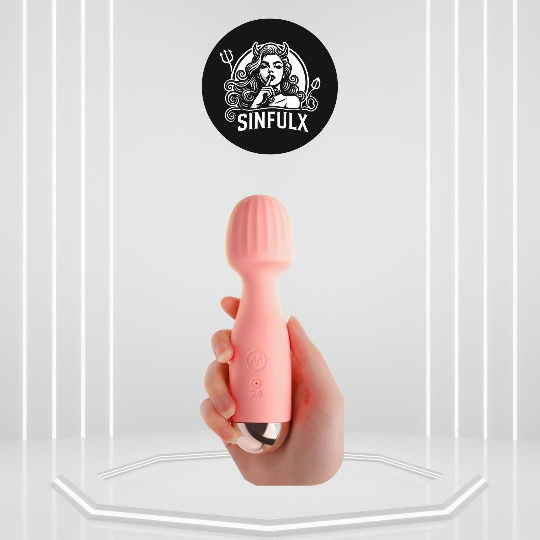 Compact High - Power Wand Clit Vibrator - SinfulX