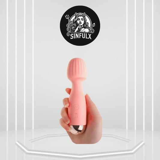 Compact High - Power Wand Clit Vibrator - SinfulX