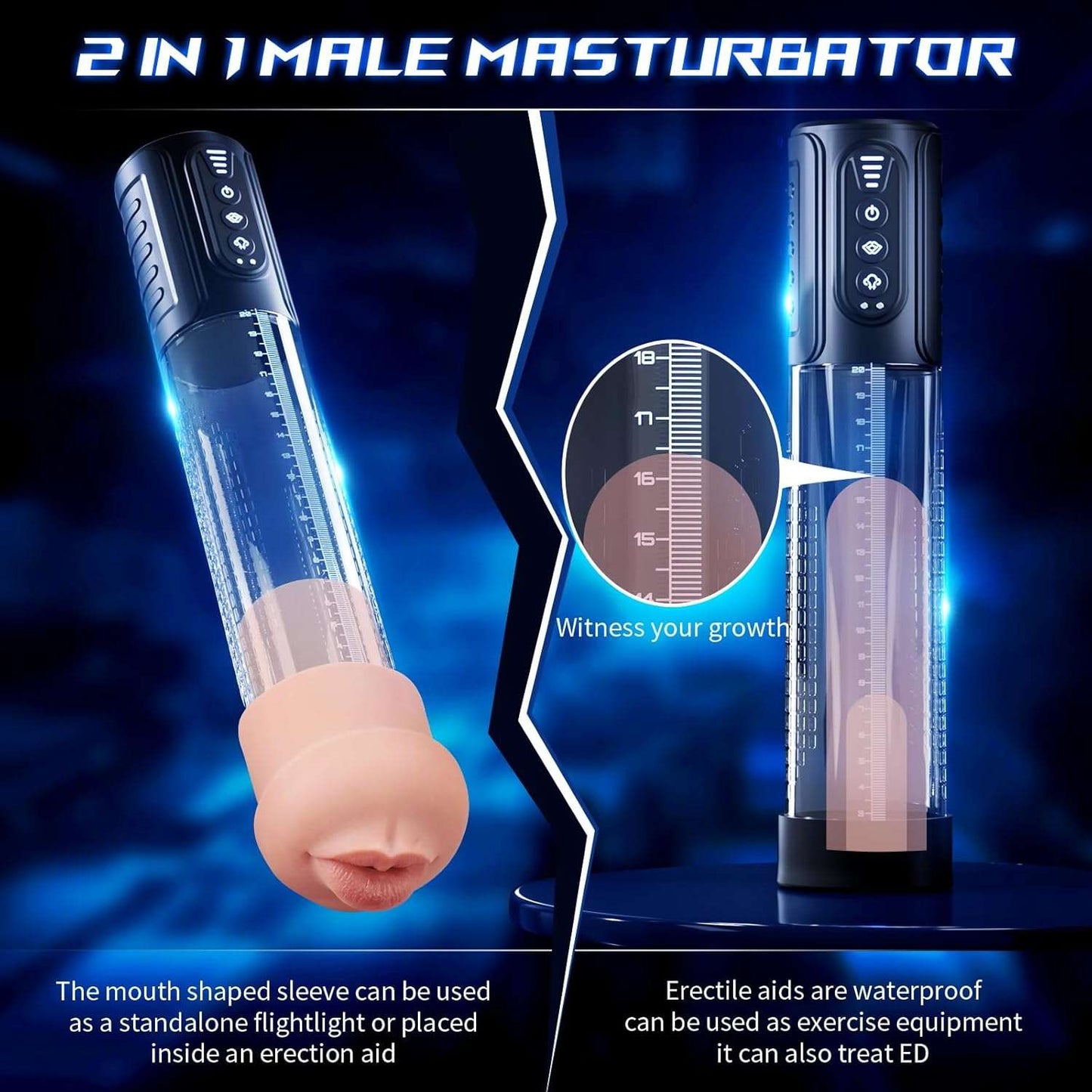 Realistic Vagina Chamber Male Masturbator - SinfulX