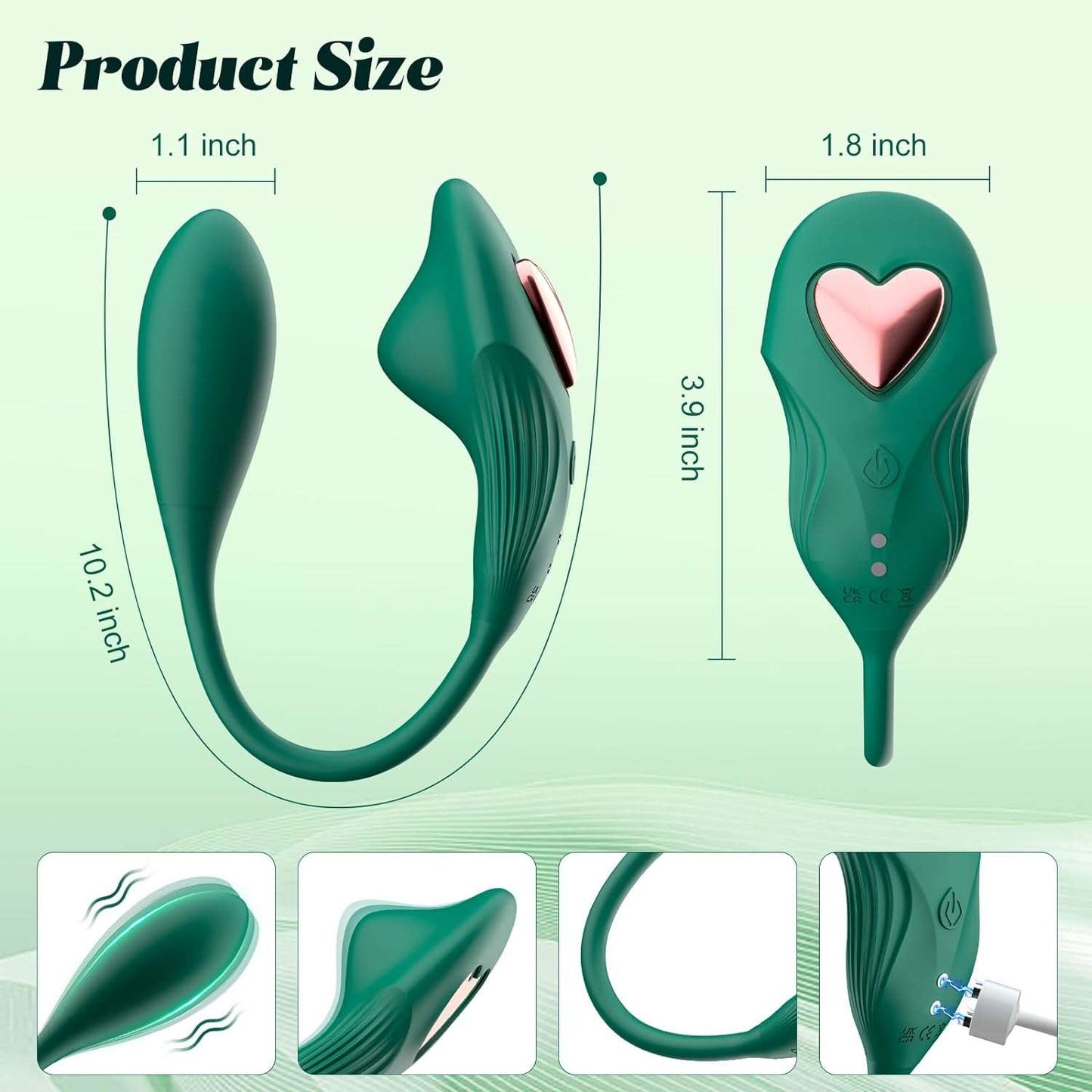 Powerful Remote Control Couples Stimulation Vibrator - SinfulX