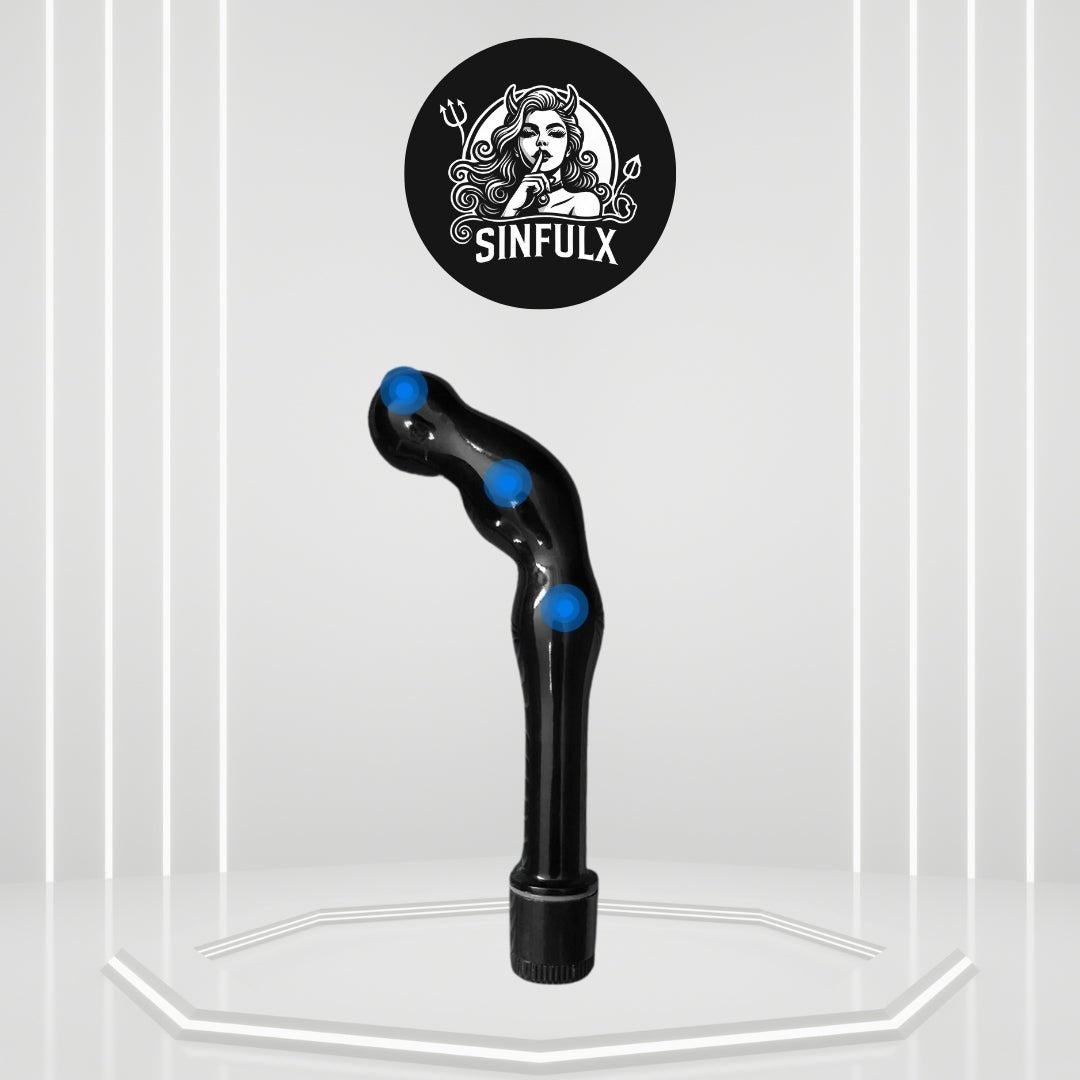 Premium Intense Curved Anal Vibrator - SinfulXVibrating Butt Plug