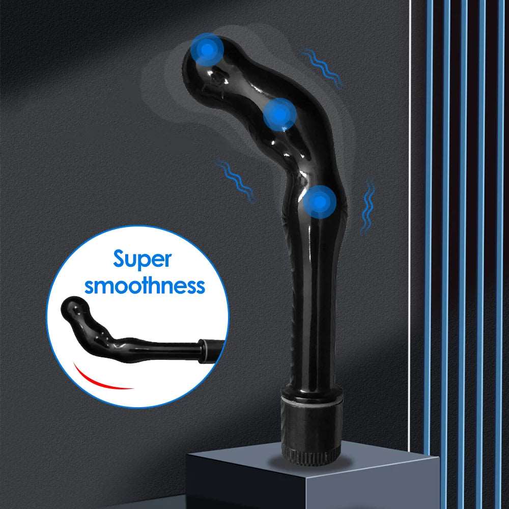 Premium Intense Curved Anal Vibrator - SinfulXVibrating Butt Plug