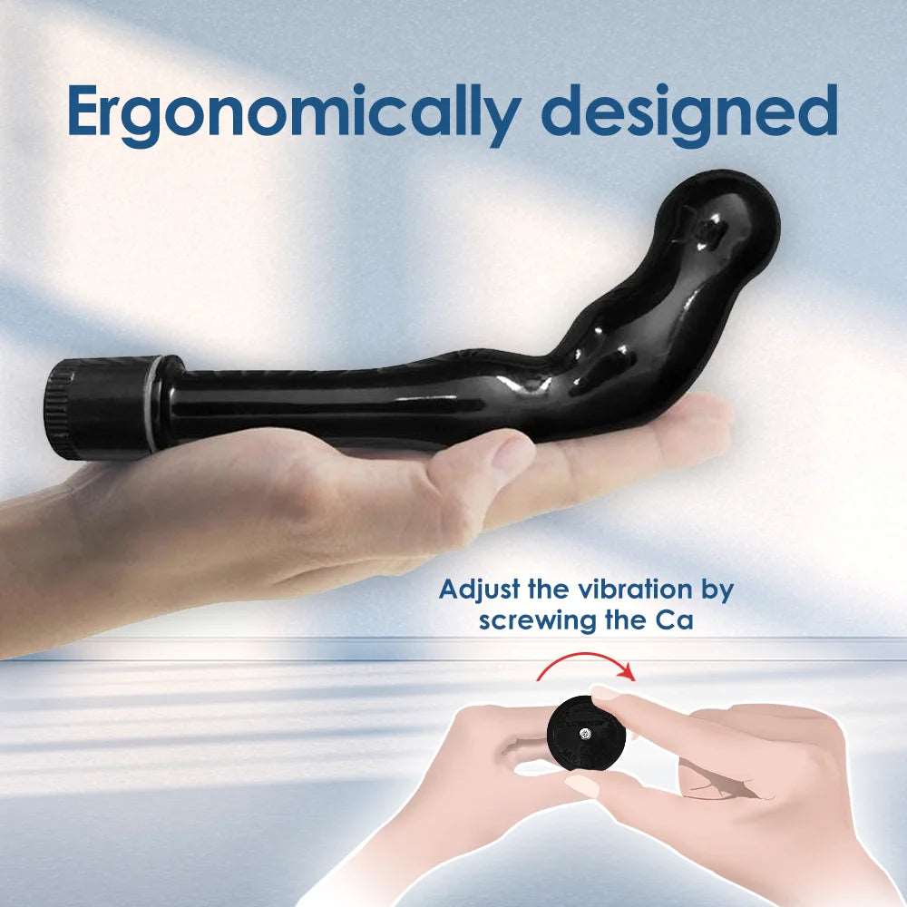 Premium Intense Curved Anal Vibrator - SinfulXVibrating Butt Plug