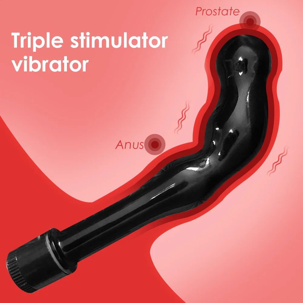 Premium Intense Curved Anal Vibrator - SinfulXVibrating Butt Plug