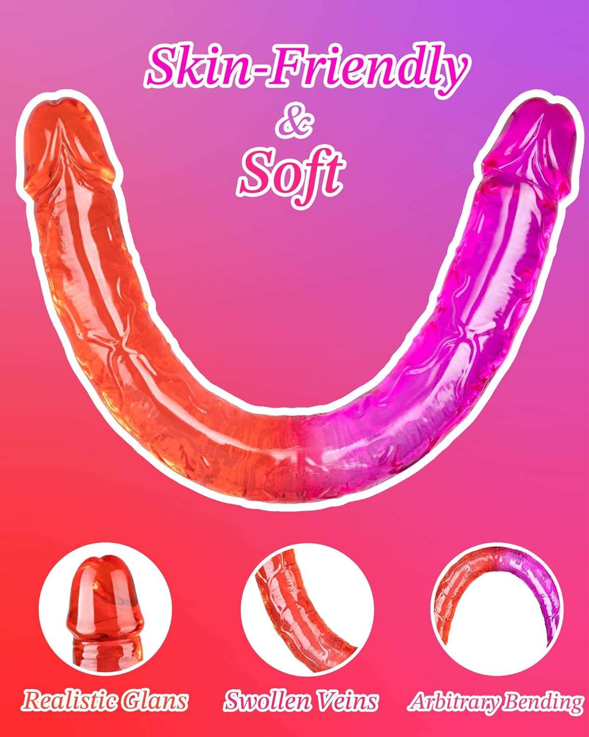 Two - Sided Dildo for Anal & Vaginal Play - SinfulX