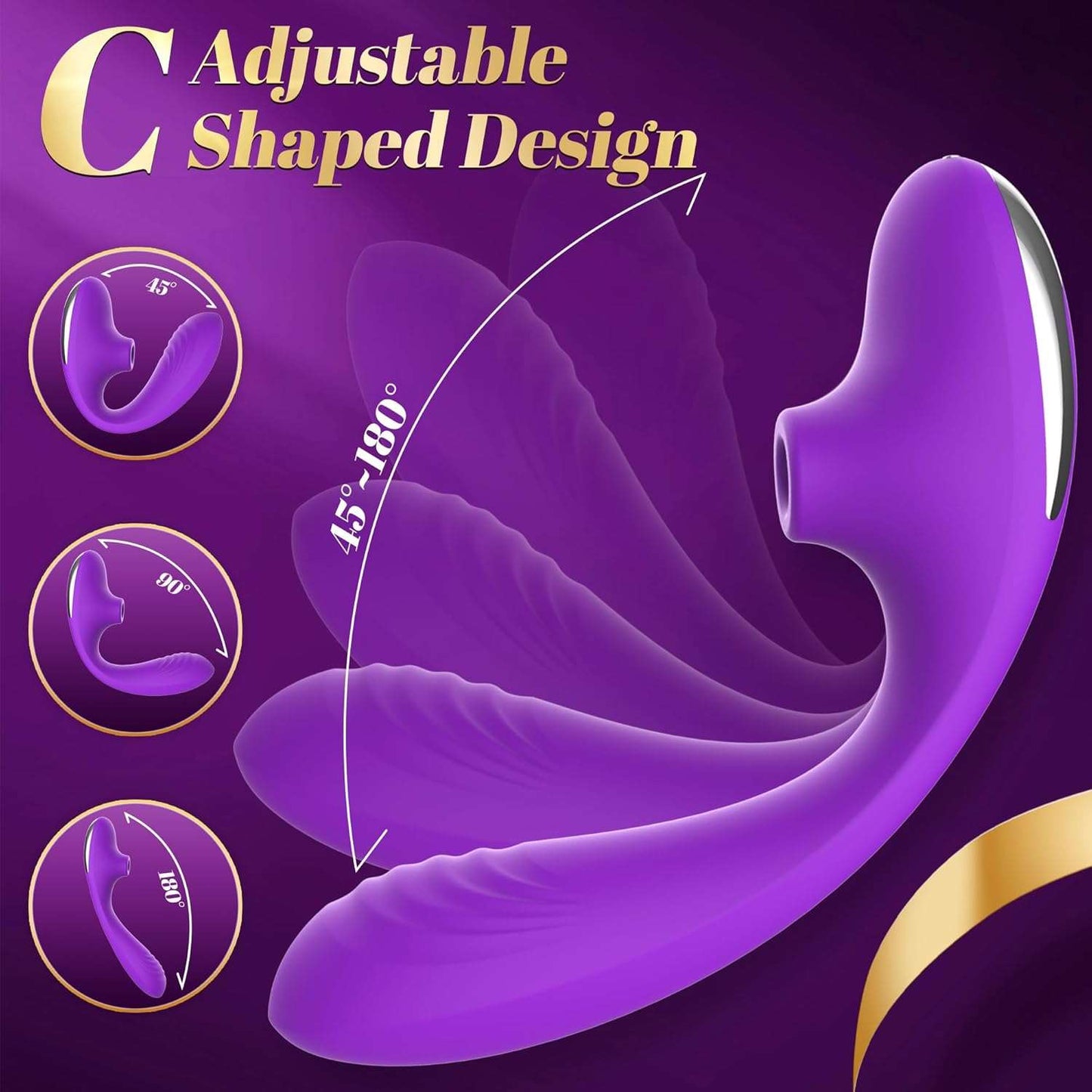 Intense Orgasm Clitoral Stimulation Dildo Vibrator - SinfulX