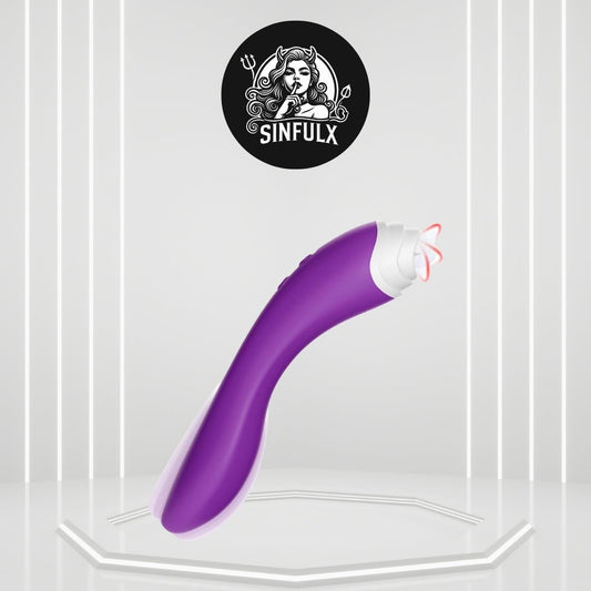 Dual - Stimulation Licking Wand for Clitoral Pleasure - SinfulX