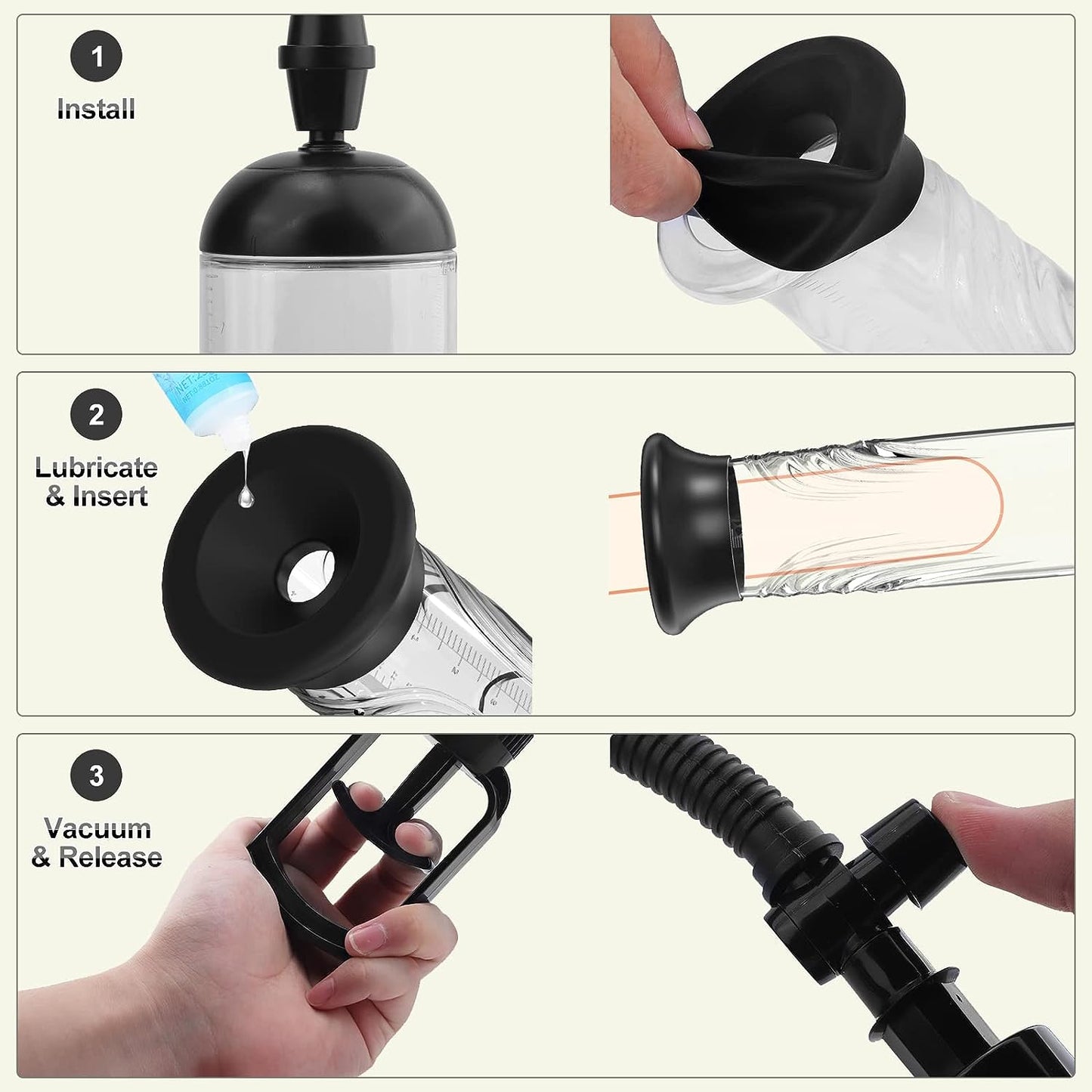 Manual Power Penis Pump - SinfulX