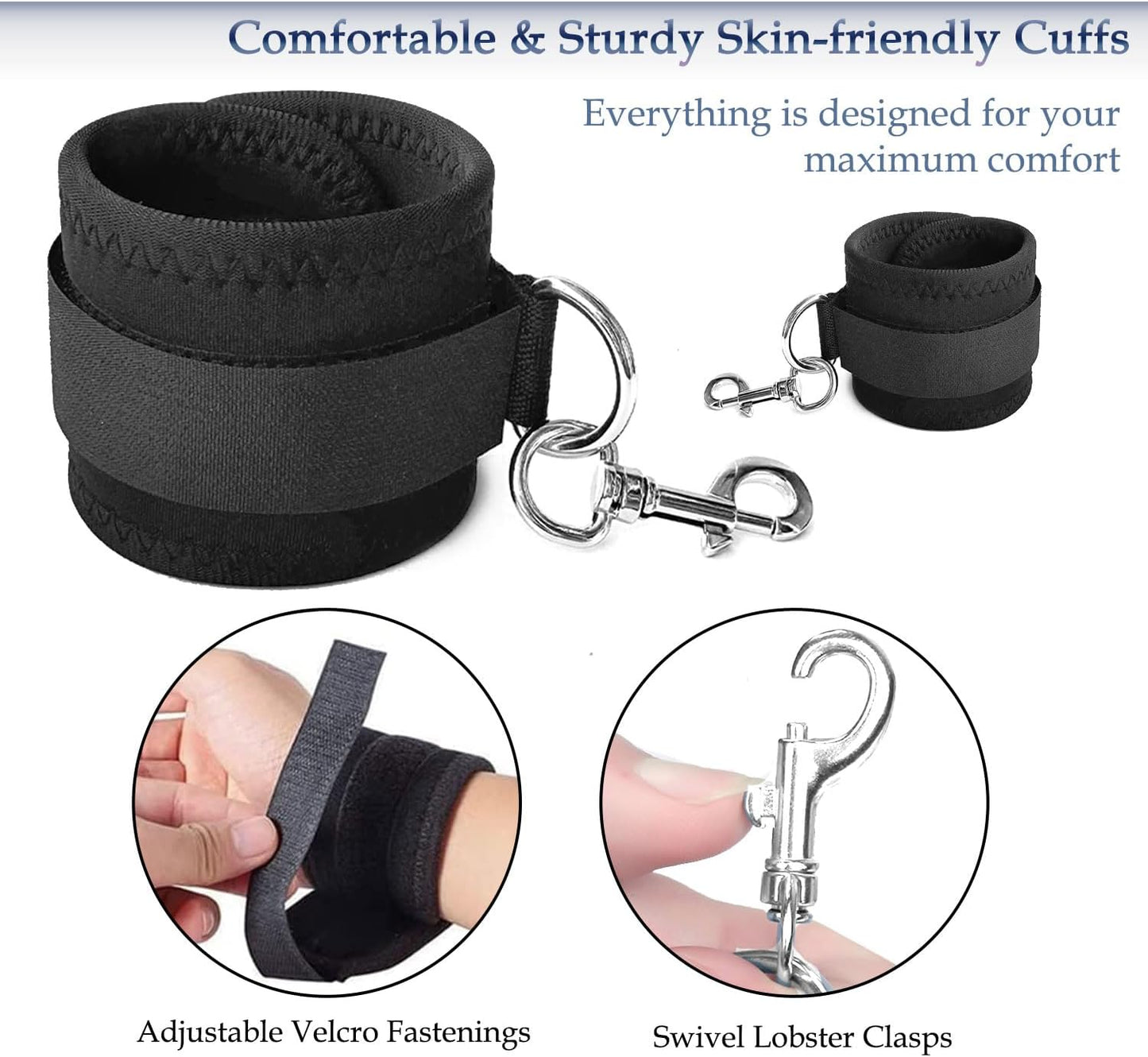 BDSM Bondage Bed & Restraints Kit - SinfulX