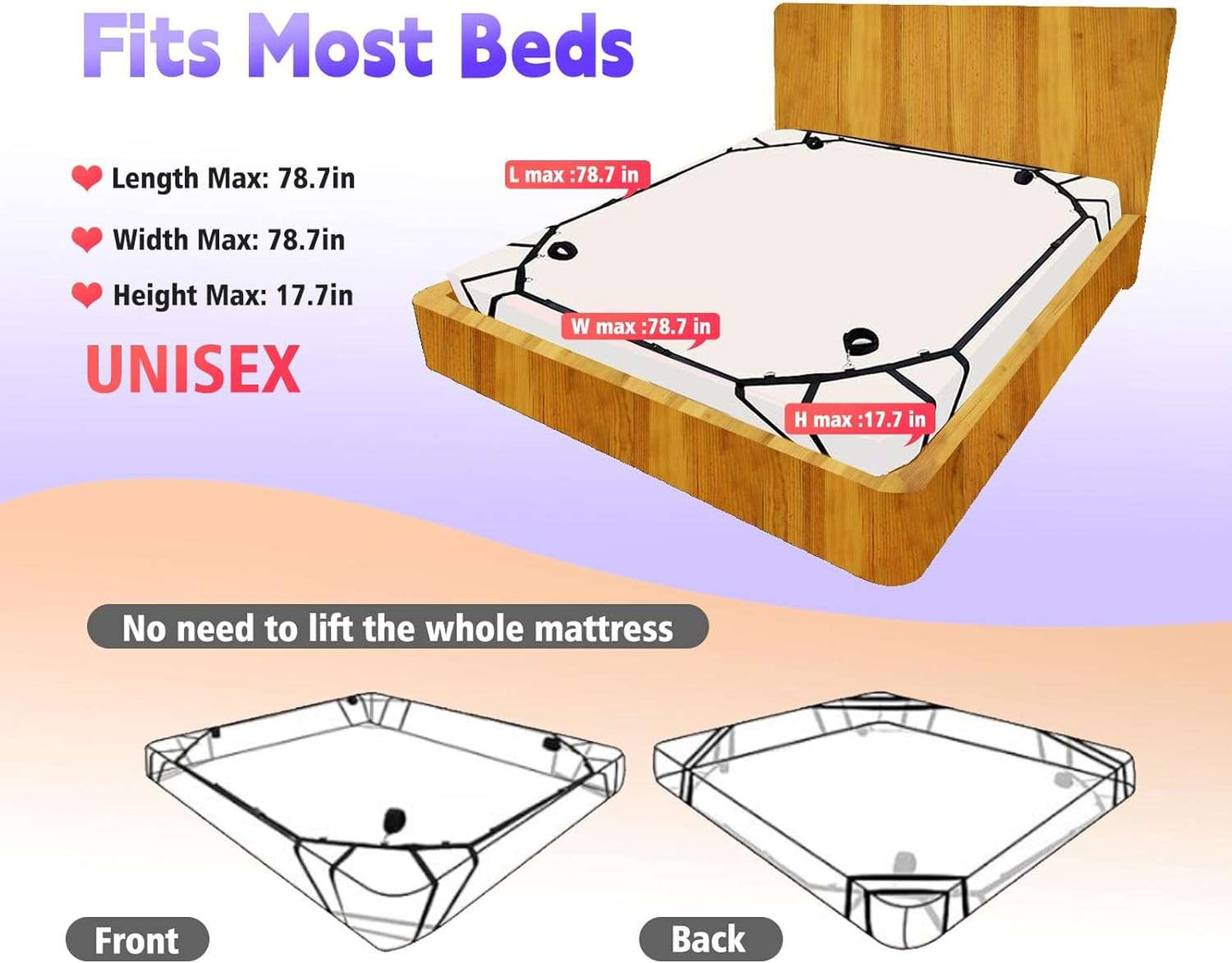 Extreme BDSM Bed Restraints Kit - SinfulX