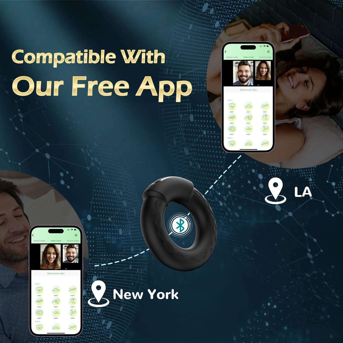 App Control Dynamic Penis Ring - SinfulX