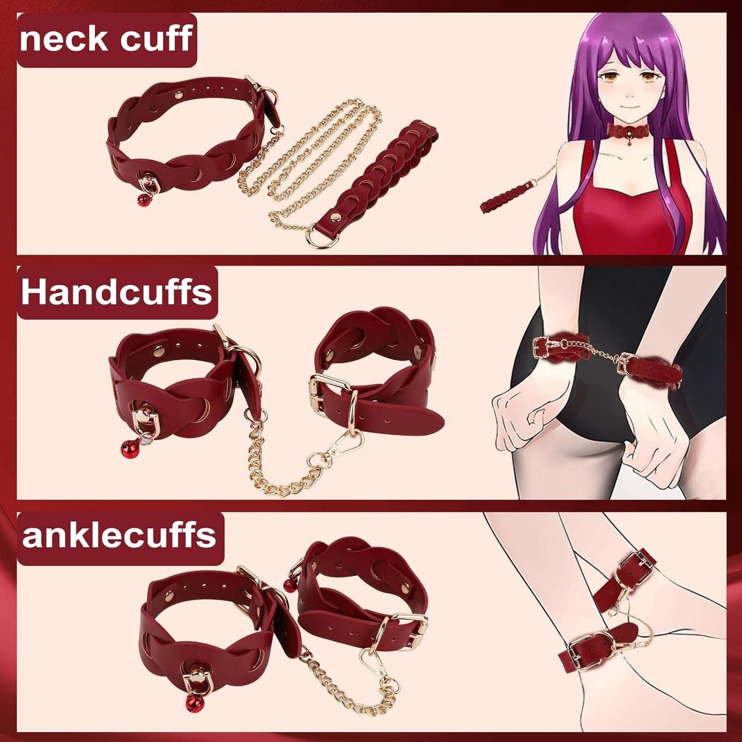 Multi Combination BDSM Bondage Kit - SinfulX