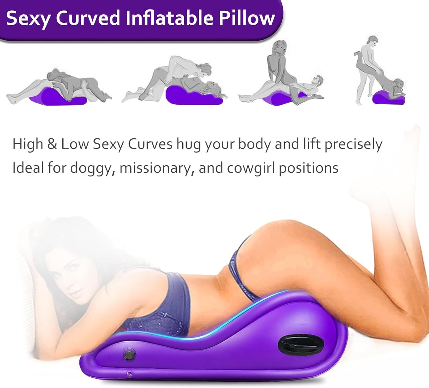 Luxurious BDSM Inflatable Sex Pillow - SinfulX