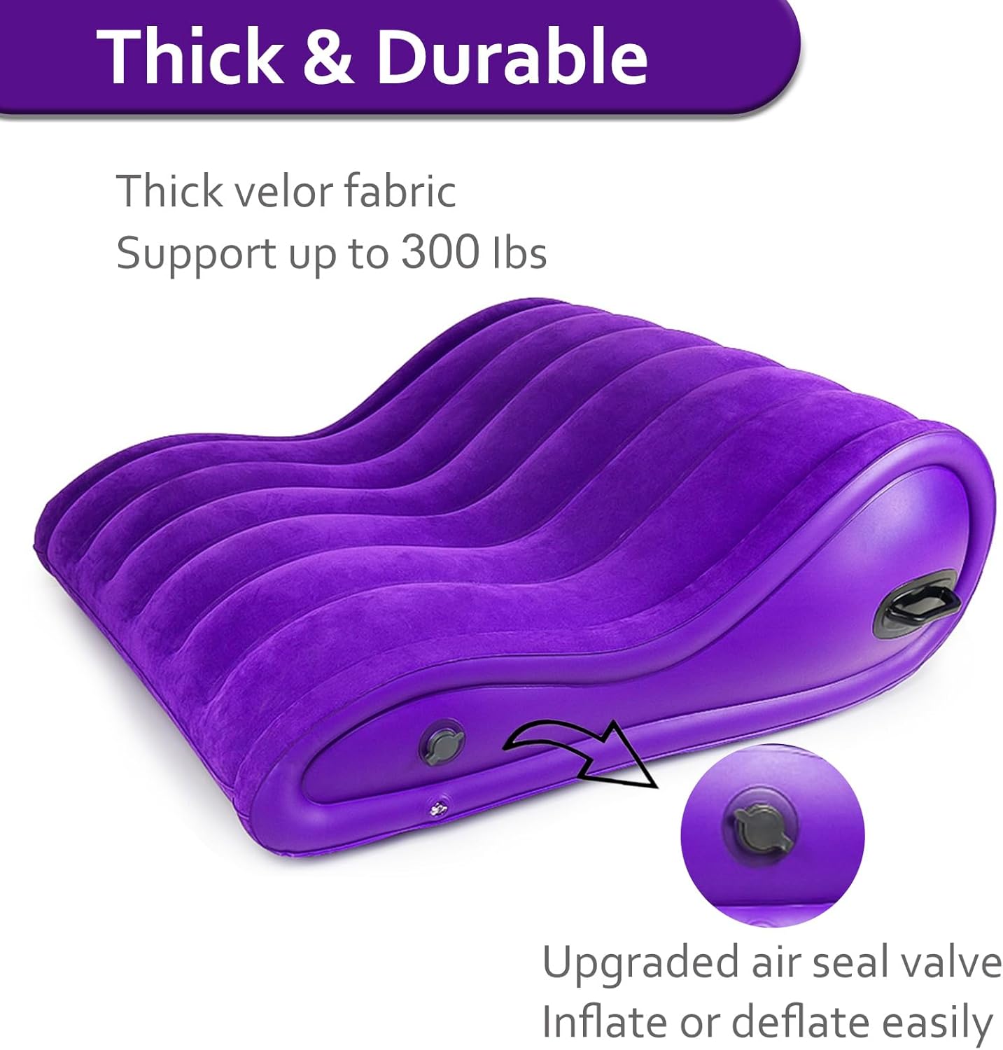 Luxurious BDSM Inflatable Sex Pillow - SinfulX