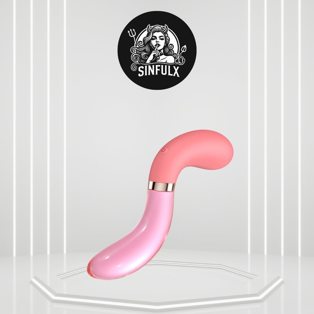 FrostWhisper Dual Ended Dildo Vibrator - SinfulX