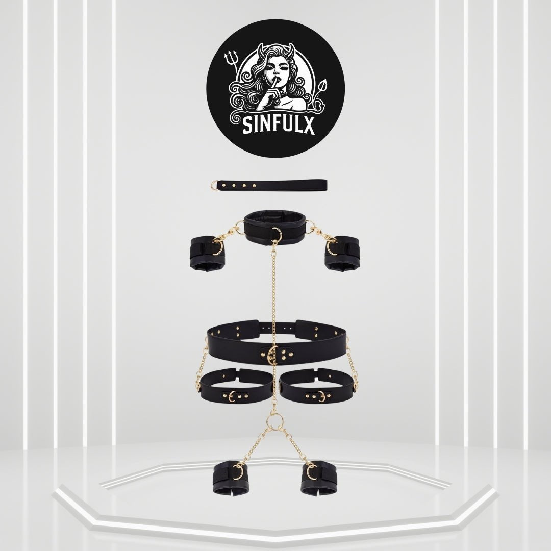 Full - Body Neck - to - Ankle BDSM Restraint Kit - SinfulX