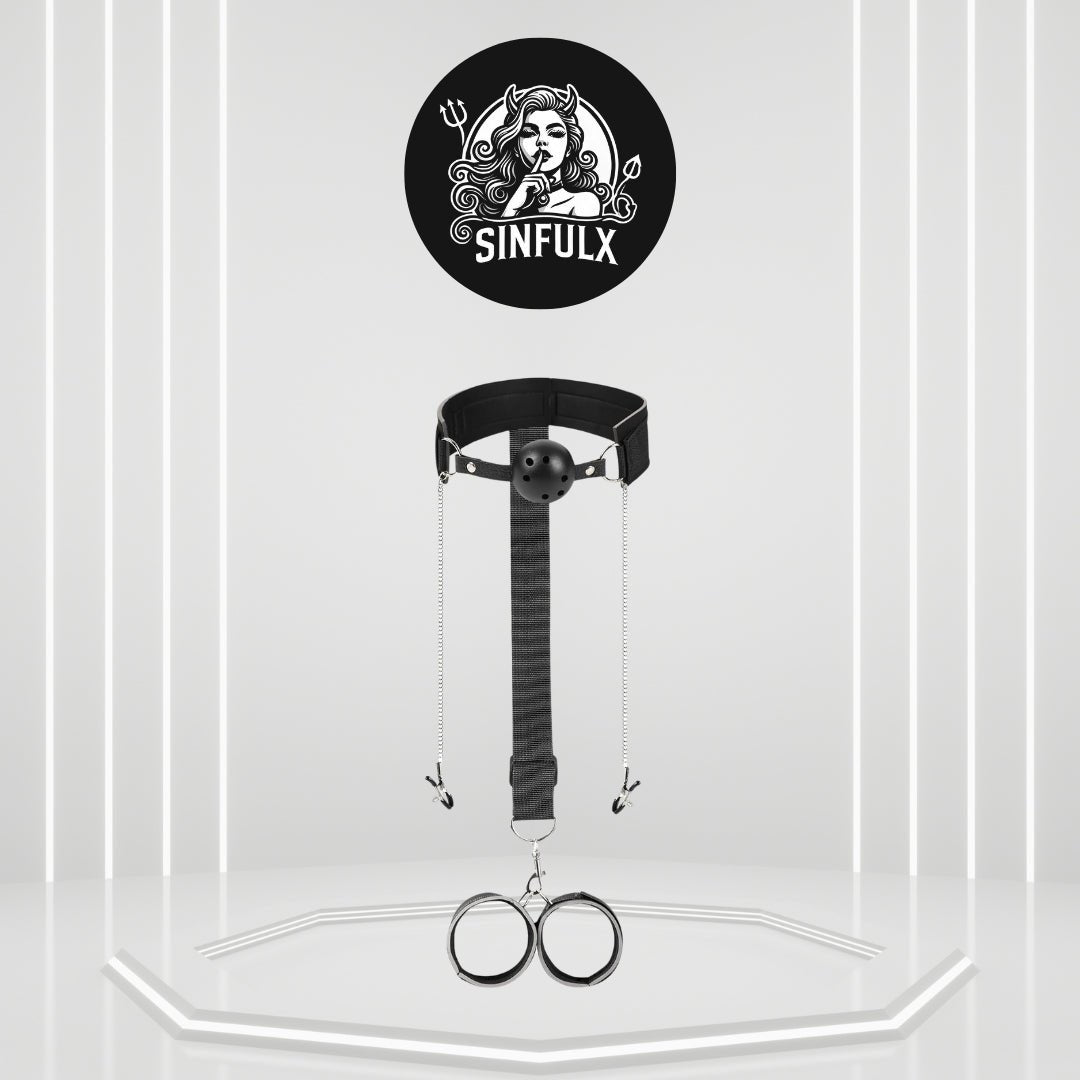 Front & Back BDSM Bondage Restraints - SinfulX