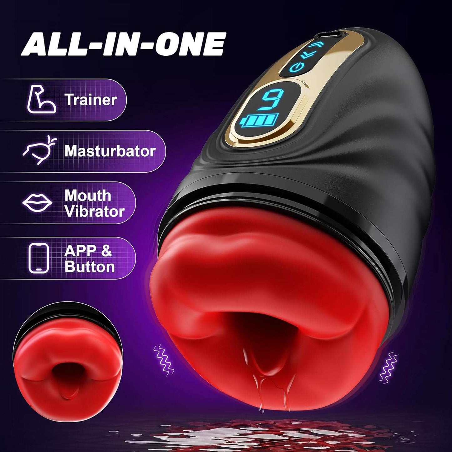 Endurance Mouth Stroker Masturbator - SinfulX