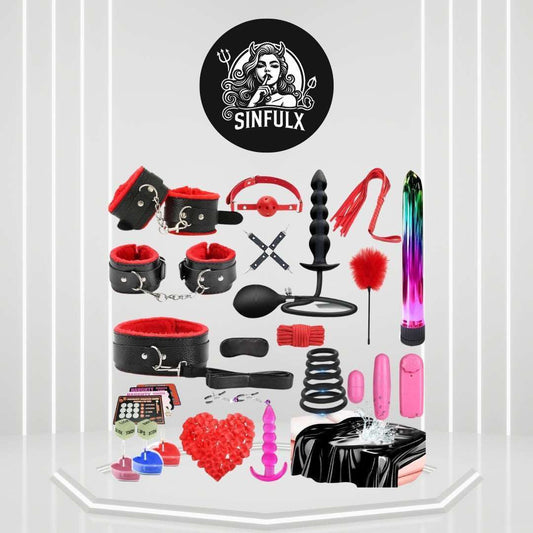 Ultimate BDSM Bondage & Restraint Essentials Kit - SinfulX