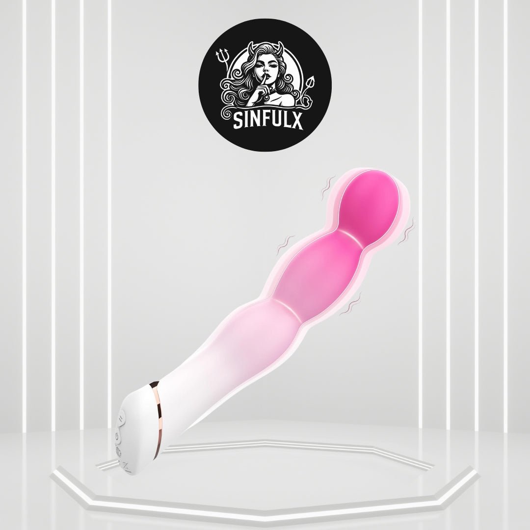PulseWave Vibrating Anal Beads Wand - SinfulX