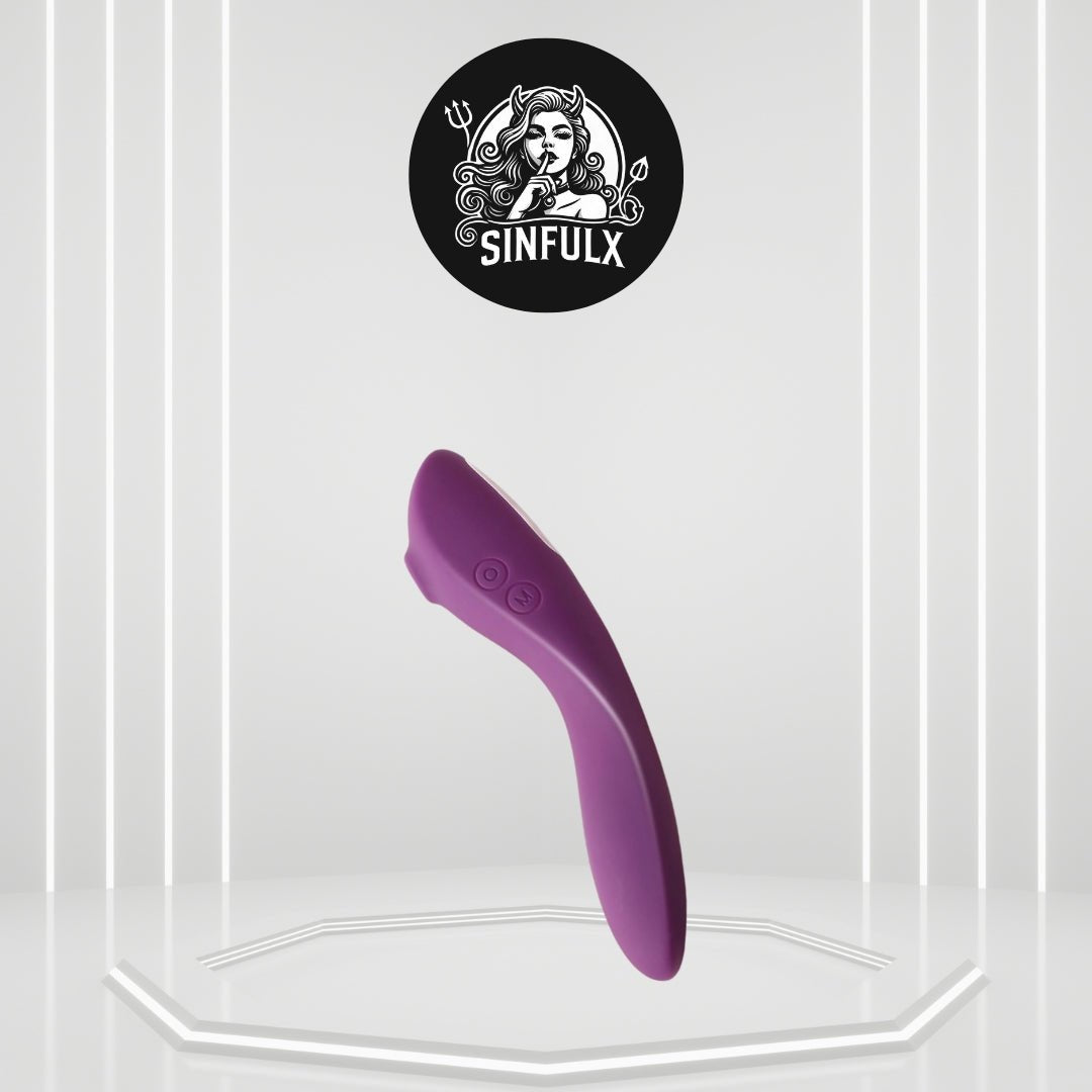 HeatWave Clitoral Suction Vibrator Dildo - SinfulX