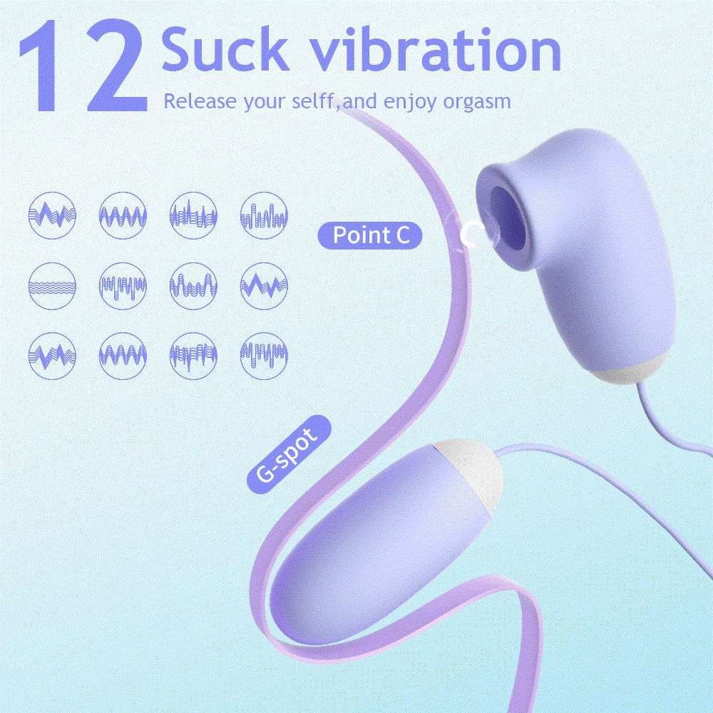 AeroPulse Clit Sucking Egg Vibrator - SinfulXEgg Vibrator