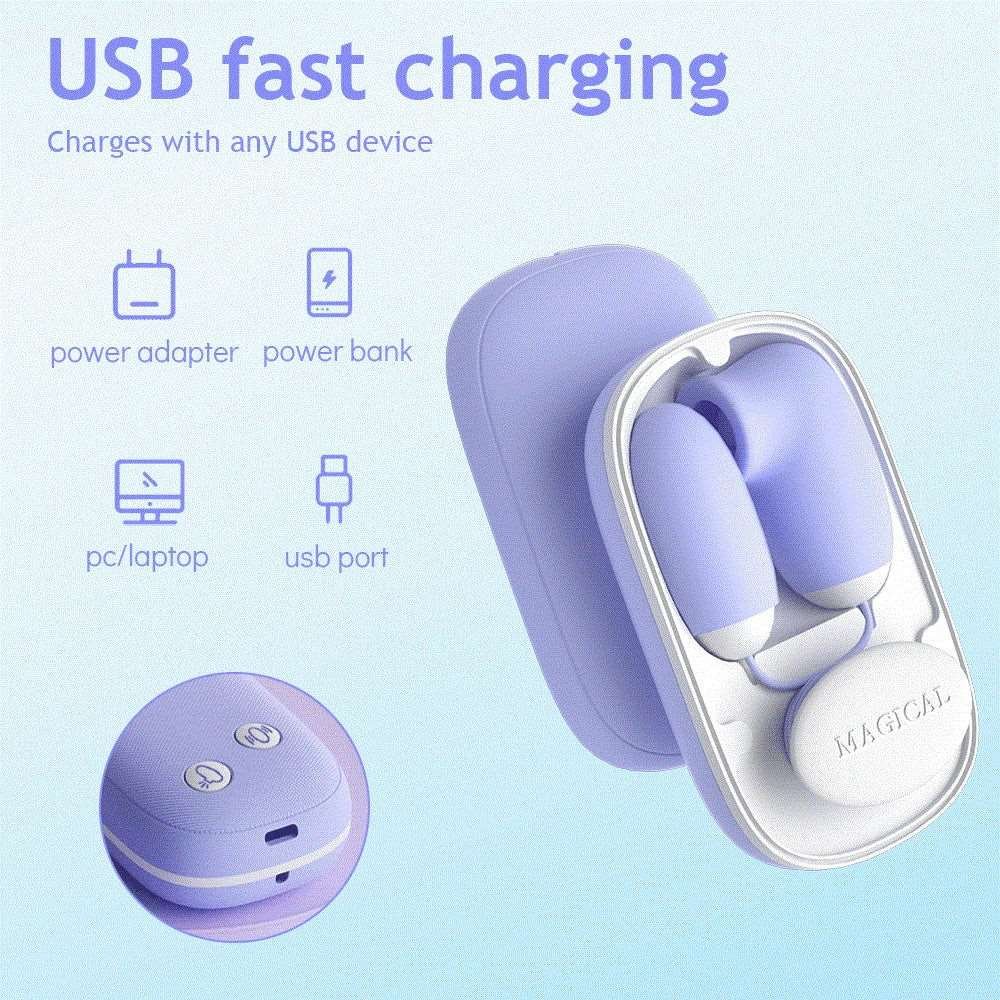 AeroPulse Clit Sucking Egg Vibrator - SinfulXEgg Vibrator