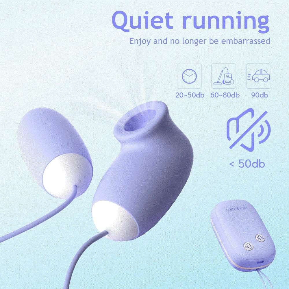 AeroPulse Clit Sucking Egg Vibrator - SinfulXEgg Vibrator