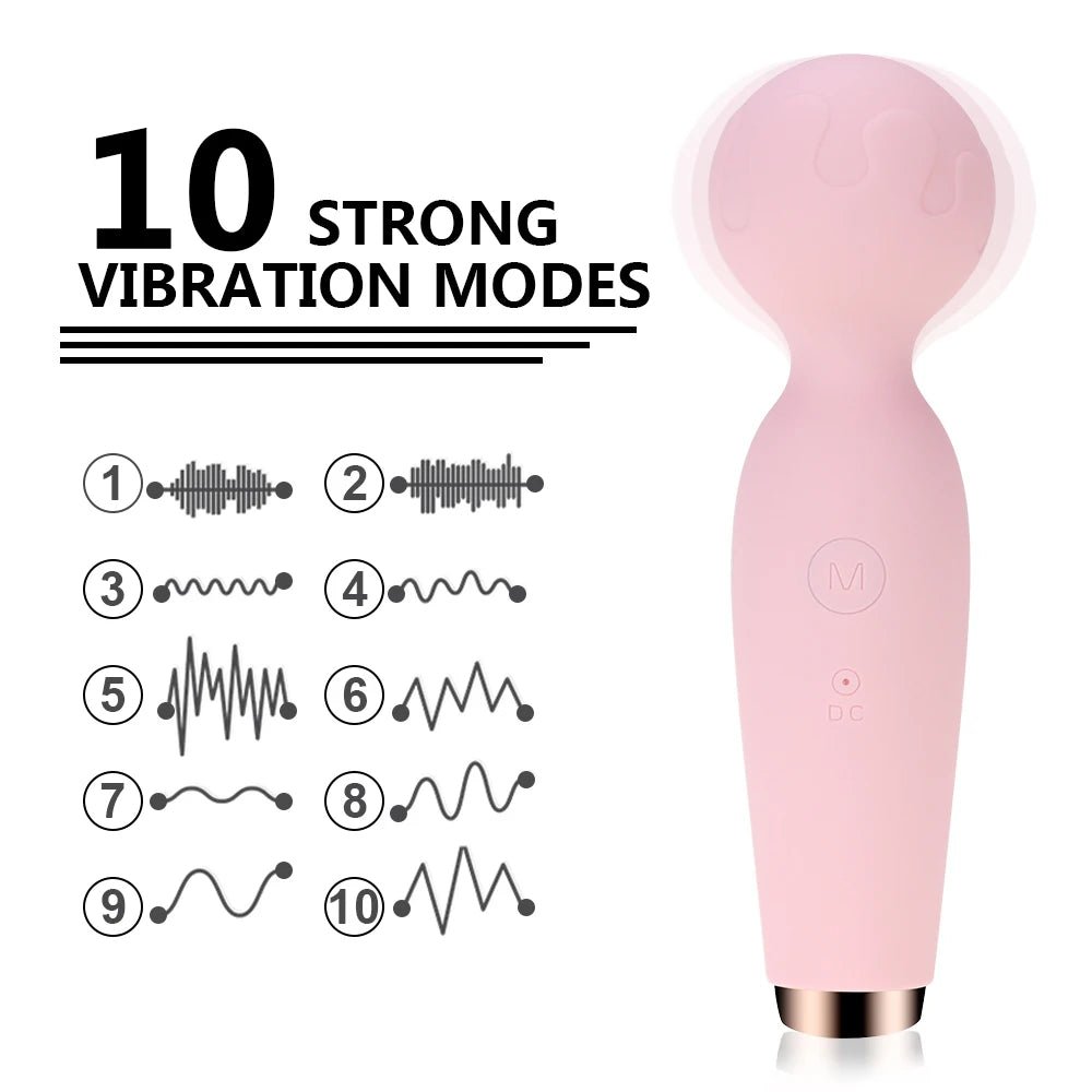FeatherTouch Clit Massager Wand - SinfulXClitoral Vibrator Wand