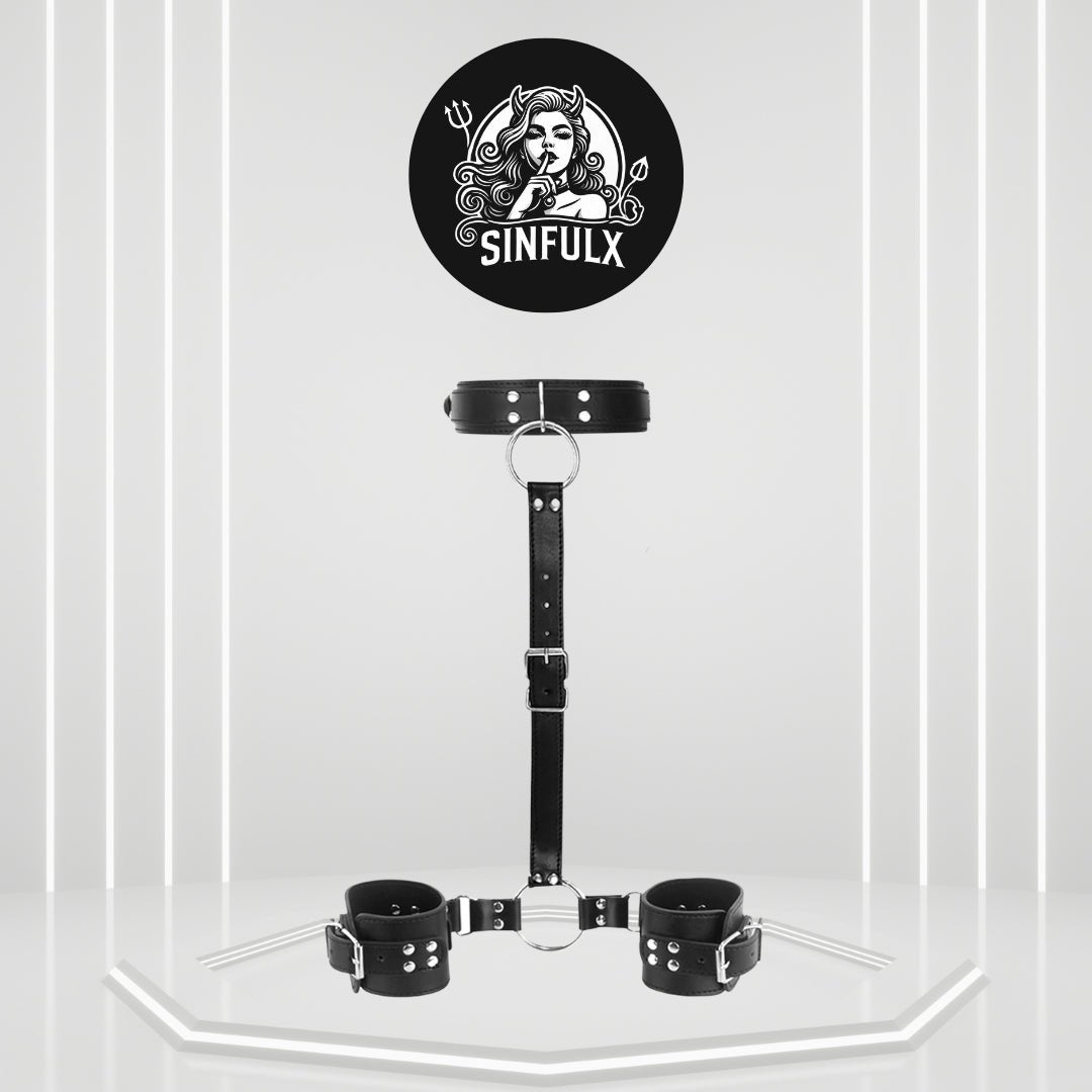 LockLink Neck - to - Wrist BDSM Bondage Restraints - SinfulX