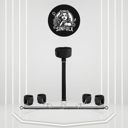 BoundBar Neck - to - Wrist BDSM Kit - SinfulX