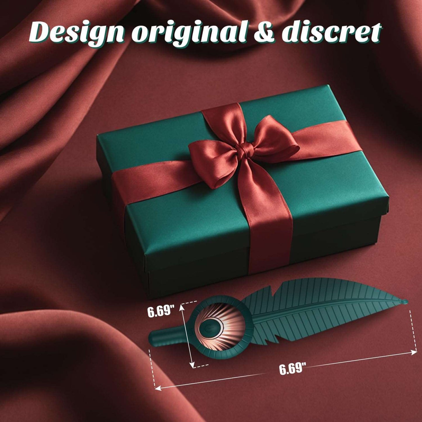 LuxeWhisper BDSM Foreplay Feather Vibrator - SinfulX